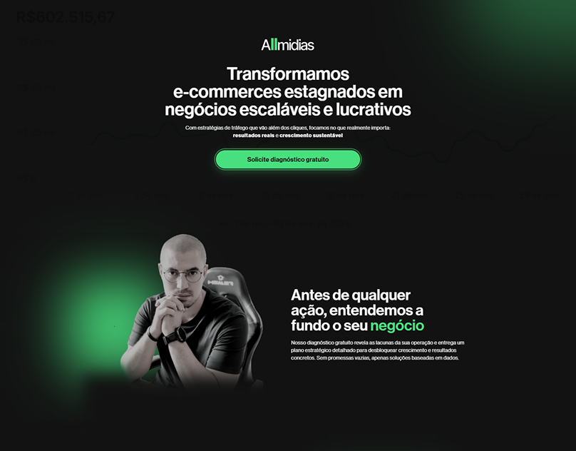 Allmeida Mídias — Landing Page